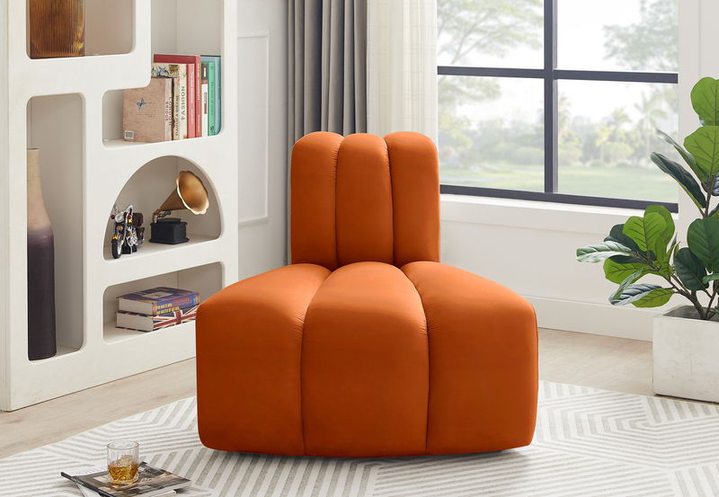 Arc - Velvet Reverse Corner Chair