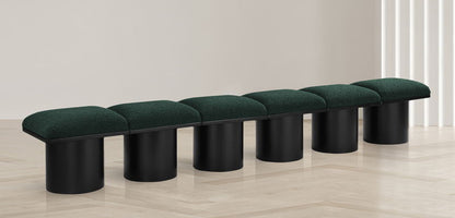 Pavilion - 6 Piece Modular Bench With Black Base