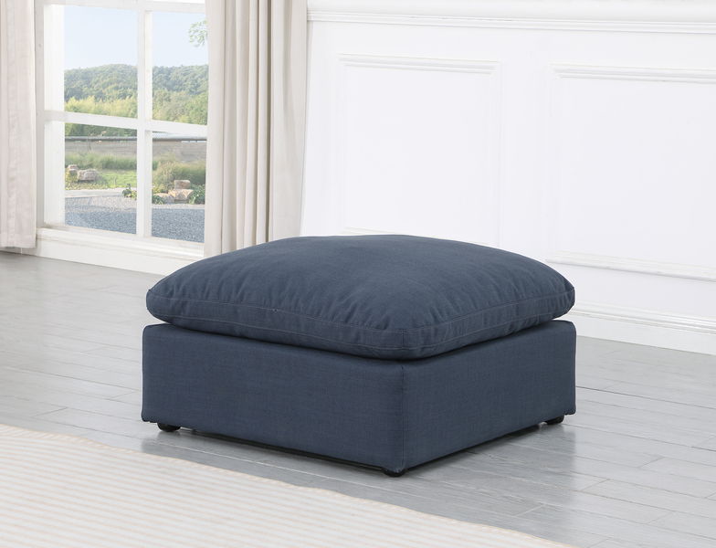 Indulge - Linen Ottoman