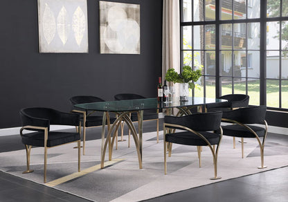 Madelyn - Dining Chair (Set of 2) - Brushed Brass