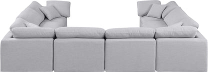 Indulge - Linen 8 Piece Modular Sectional