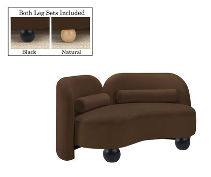 Daphne - Velvet Loveseat
