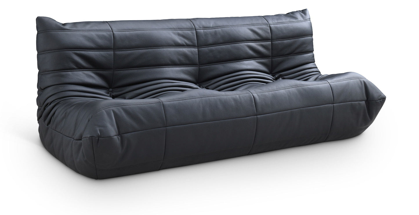 Relax - Vegan Leather 77.75" Upholstered Sofa