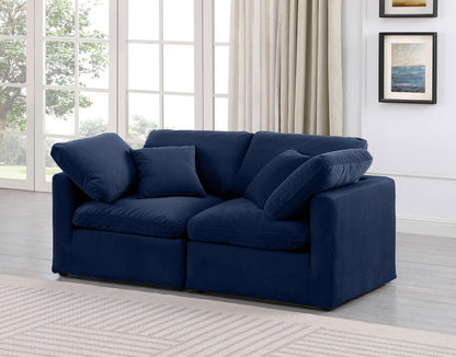 Indulge - Velvet 2 Seat Modular Sofa