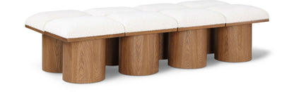 Pavilion - 8 Piece Modular Bench With Brown Base
