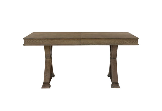 D2974 - Dining Table With Extensions - Dark Brown