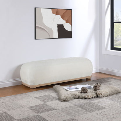 Calum - Bench - Light Brown Frame