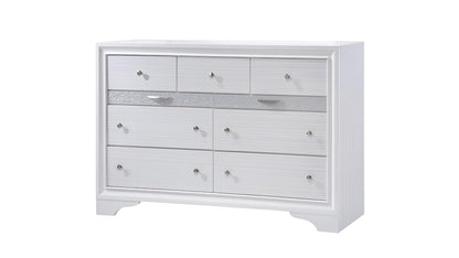 Matrix White - Queen 5 Piece Bedroom Set