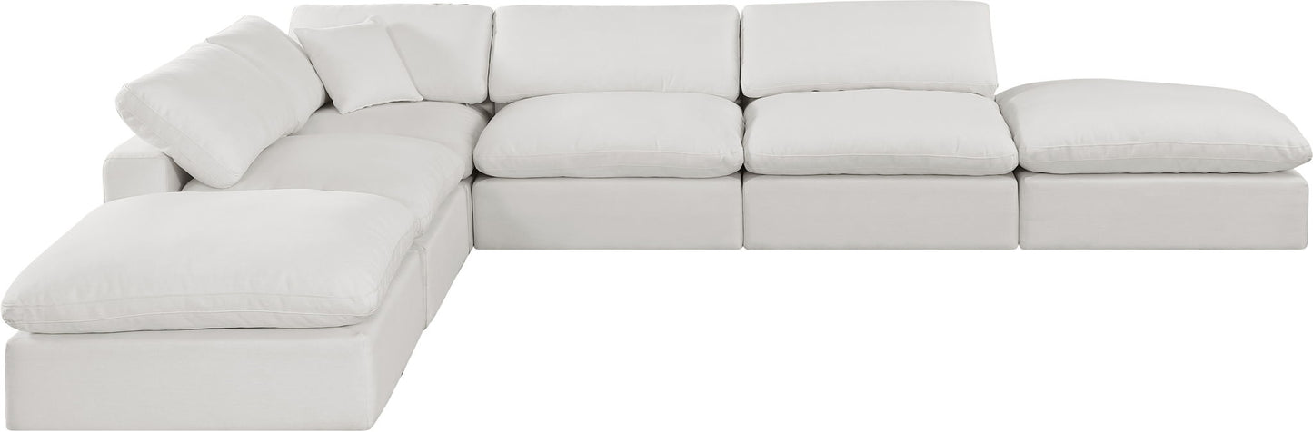 Comfy - 6 Piece Linen Modular Sectional
