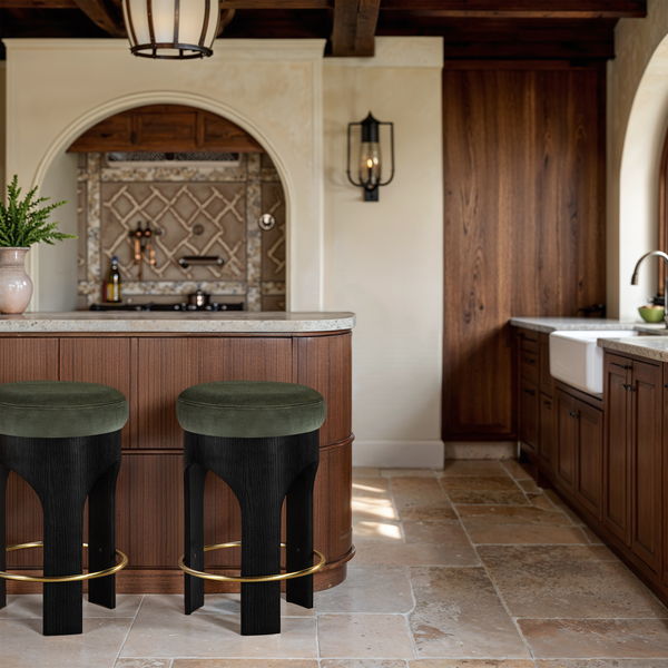 Bocceli - Counter Stool - Black Base