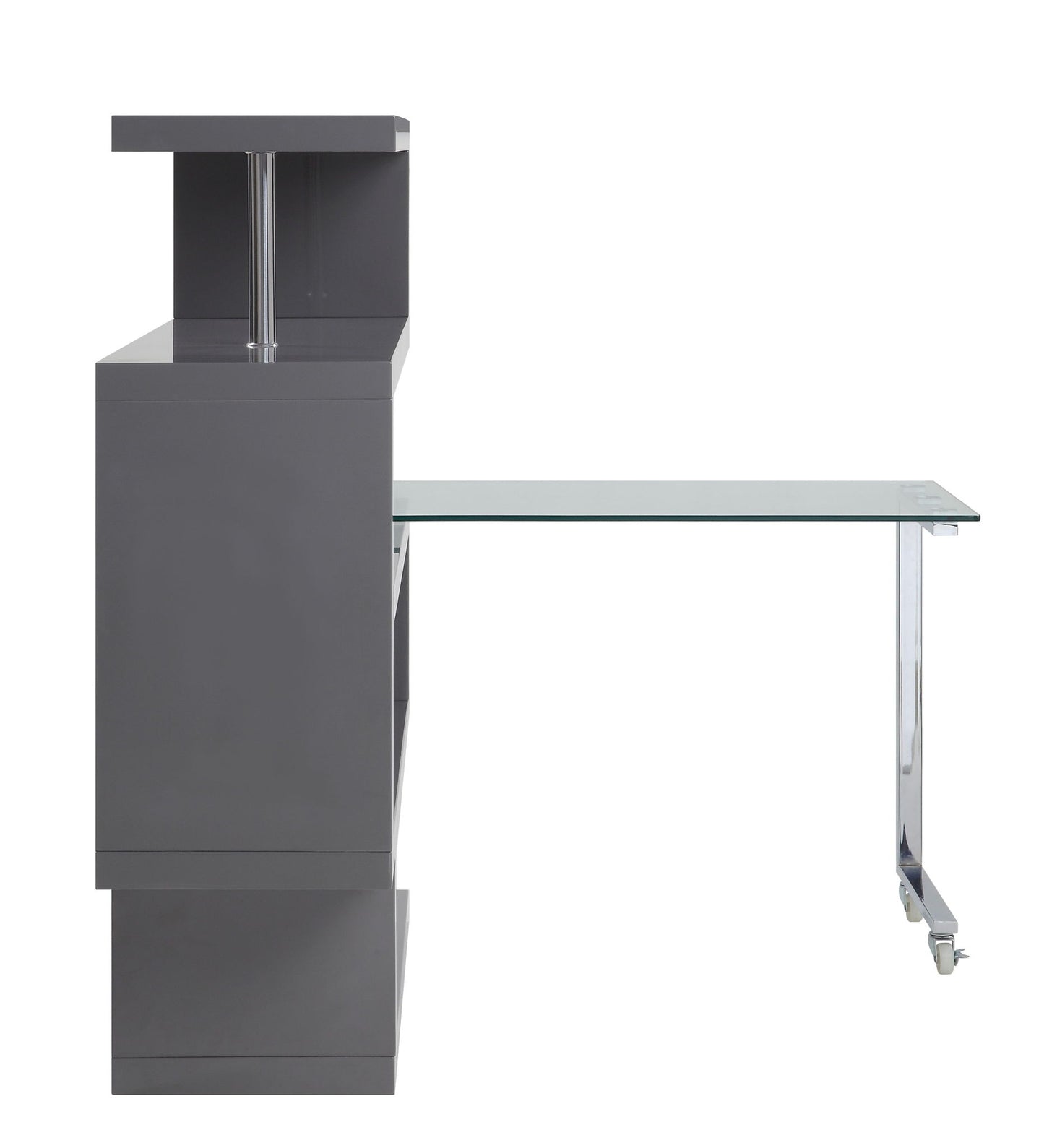 Buck II - Writing Desk With Bookshelf