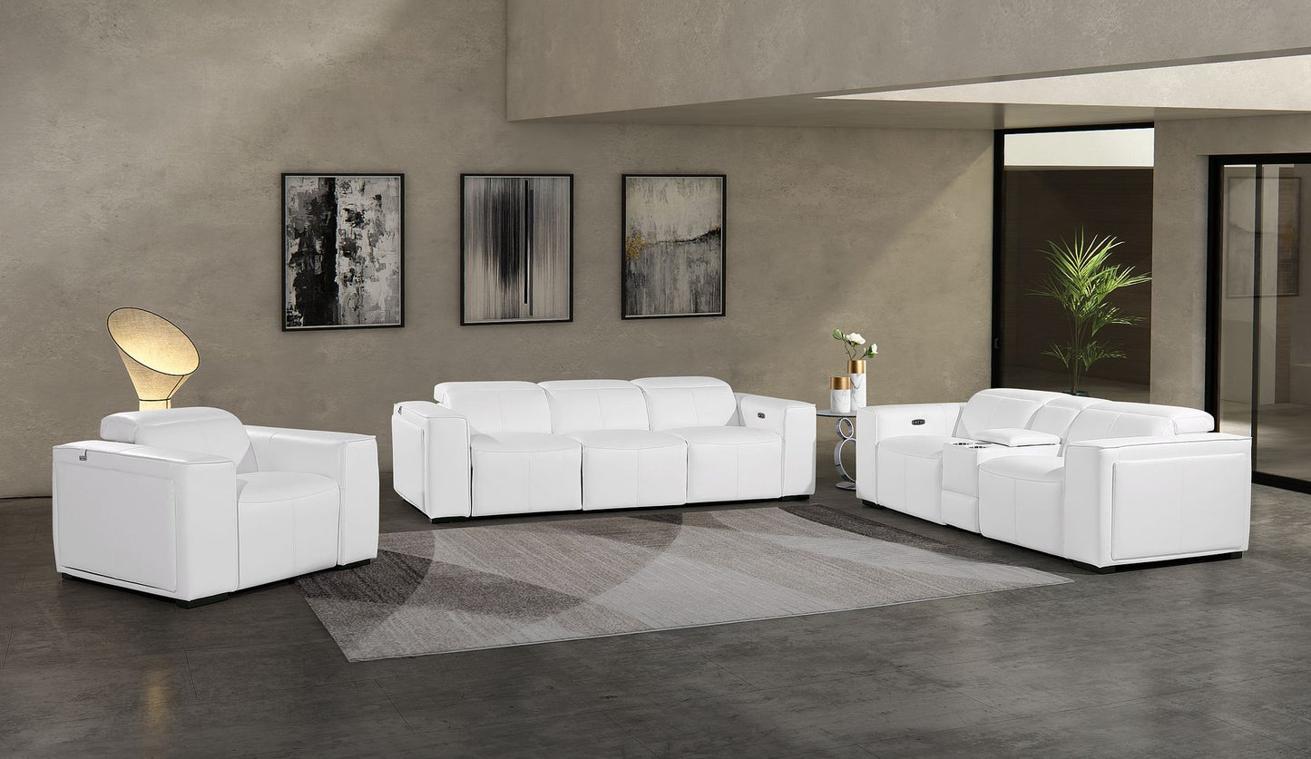 1224 - 7-Piece Modular Power Reclining Sofa, Loveseat & Chair Set In With 5 Power Recliners & Power Headrests
