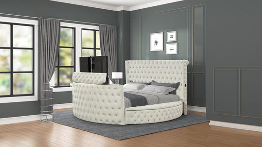 Maya Cream - Queen Bed