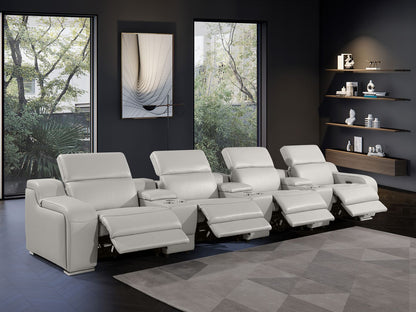1116 - 7-Piece Modular Power Reclining Sofa In With 4 Power Recliners & Power Headrests