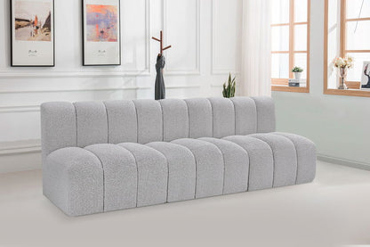 Arc - Boucle Fabric 3 Seats Modular Sofa