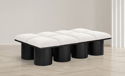 Pavilion - 8 Piece Modular Bench With Black Base