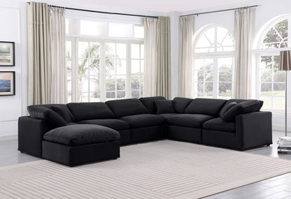Indulge - Velvet 7 Piece Modular Sectional