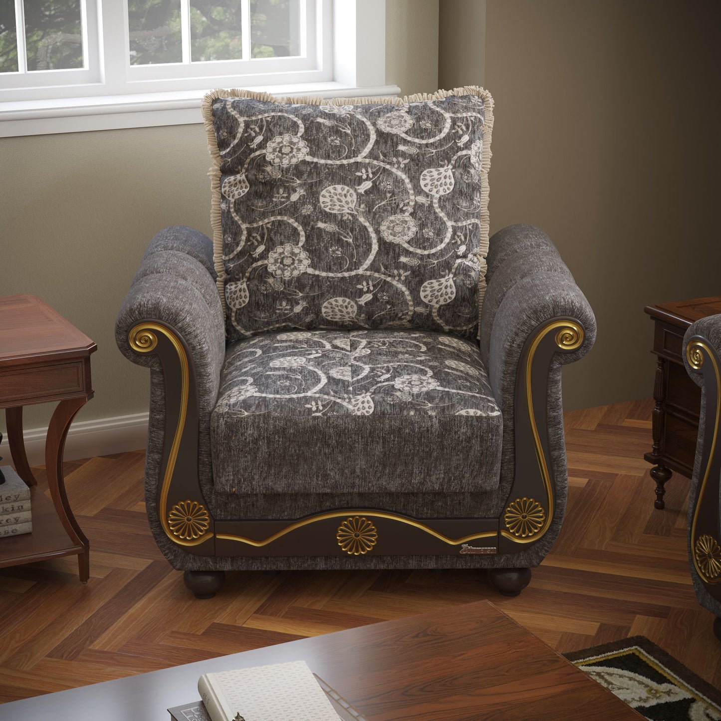 Ottomanson Americana - Convertible Armchair With Storage