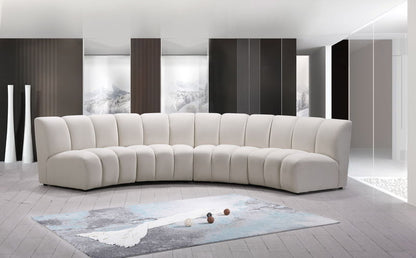 Infinity - 4 Piece Velvet Modular Sectional