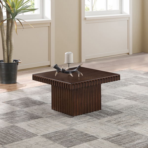 Spencer - 12" Oak Veneer Coffee Table