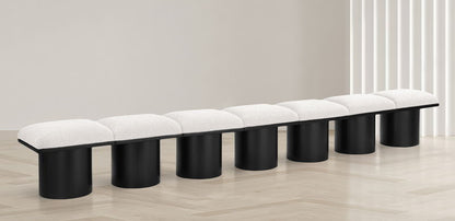 Pavilion - 7 Piece Modular Bench With Black Base