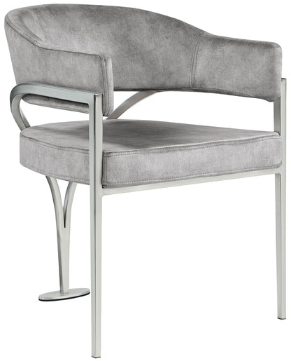 Madelyn - Dining Chair (Set of 2) - Brushed Chrome