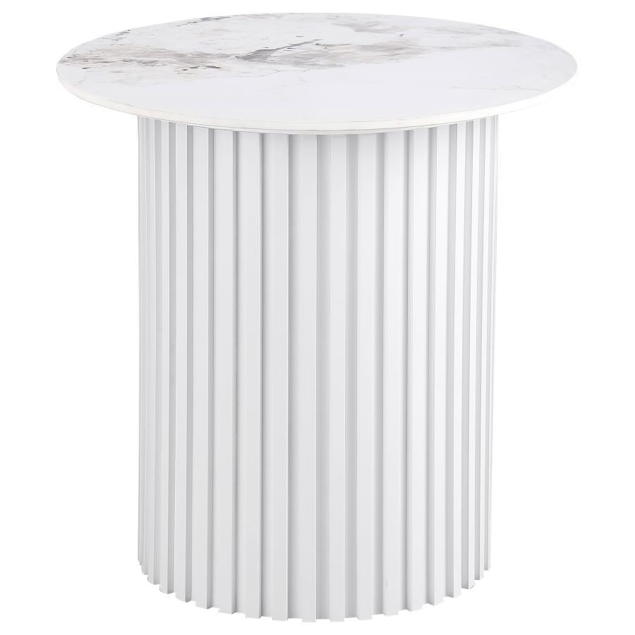 Rowena - Faux Marble Coffee Table Set